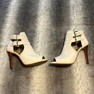 Michael Kors Blaze Open Toe Bootie Leather Size 7